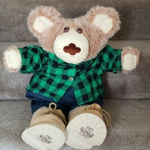 Vintage 80's Cabbage Patch Furskin plush bear